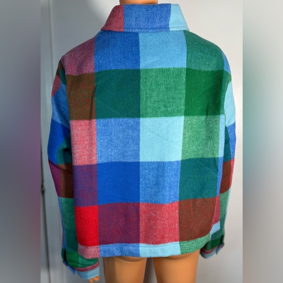 Colorful Plaid Women's Jacket - Picture 10 of 11